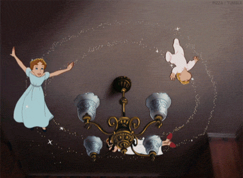 Typical meaning: A pretty substance or type of drug.Disney meaning: A magical substance that helps you fly.