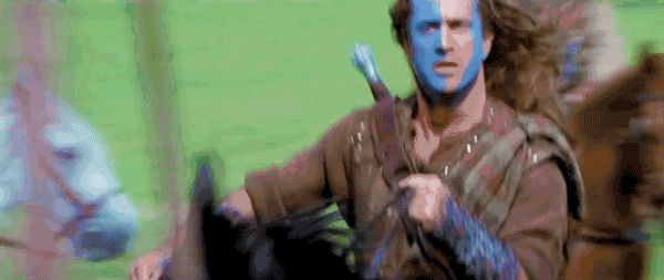 First year: Braveheart.Second year: Cans of Irn-Bru.Third year: Sean Connery.