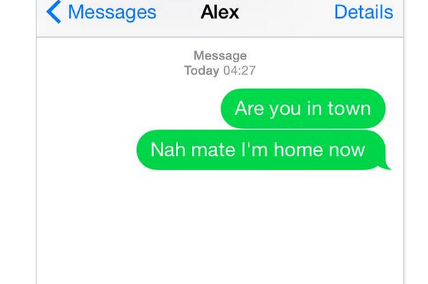 This Guy Was So Drunk At The Weekend He Replied To His Own Text