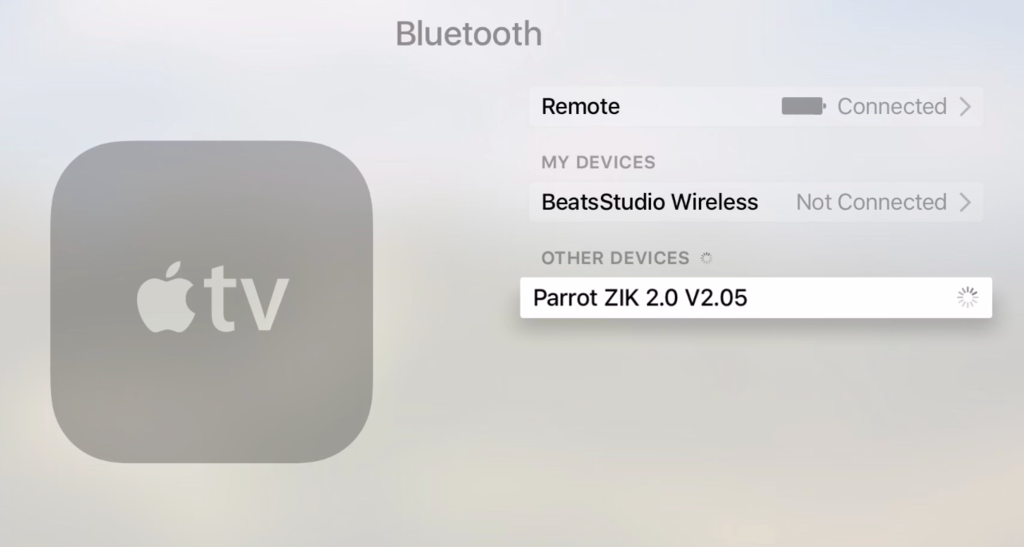 Can you connect online beats to apple tv