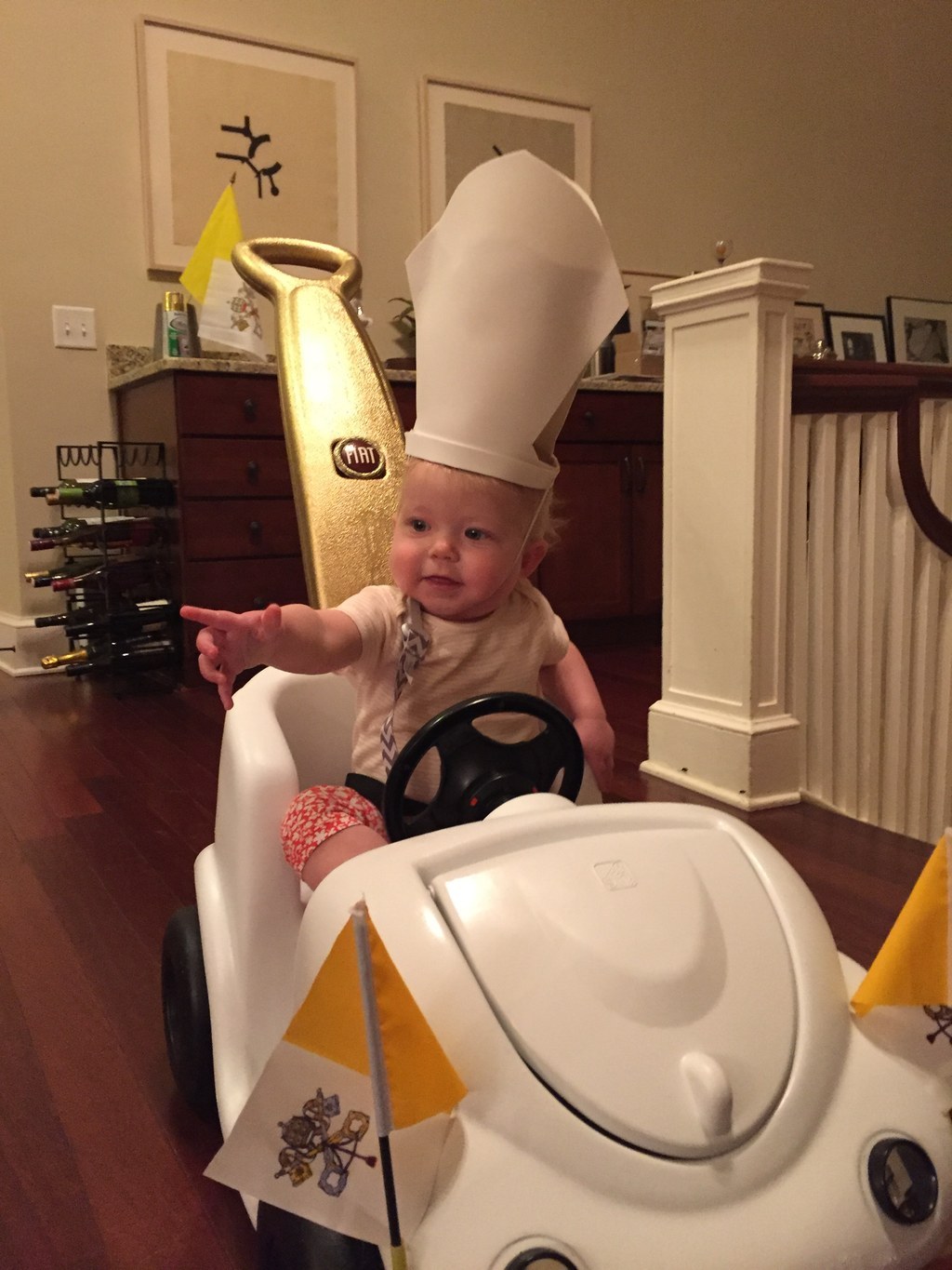 baby pope costume