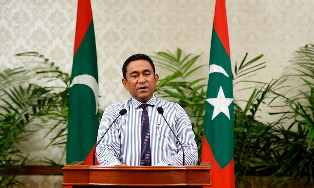 Abdullah Yameen, the president of the Maldives.