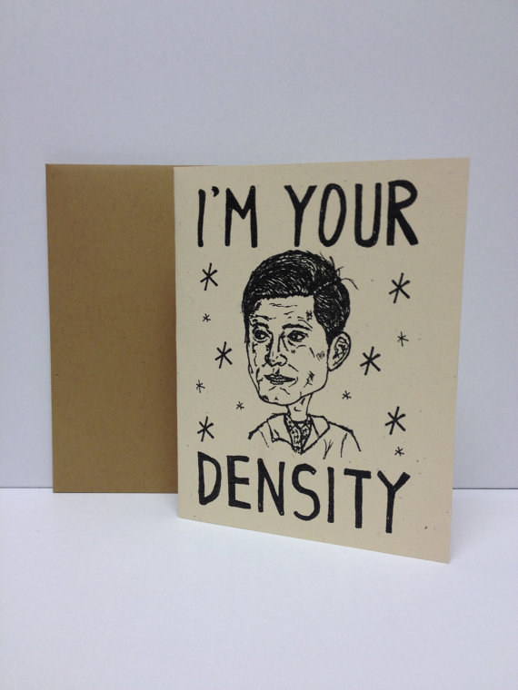 If you're too nervous to try out this smooth pick-up line, maybe just give a card instead.Get it here!