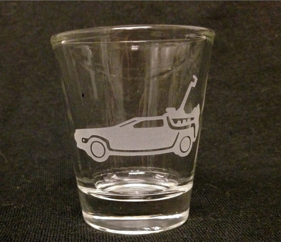 Let's lose track of time. Down some shots like George McFly can down a milk - chocolate.Get it here!