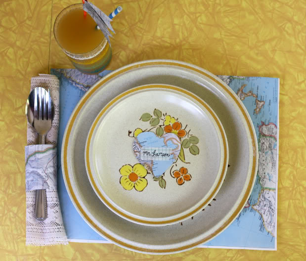 You can also take 5 minutes and turn your map into a placemat.