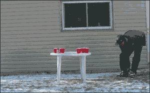 A simple game of beer pong will go horribly wrong for you