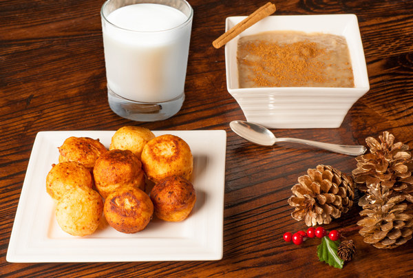 Anything sweet and fried and delicious needs a side of milk, tbh.
