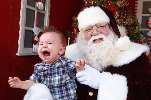 These Photos Of Kids Freaking Out With Santa Will Make You Laugh