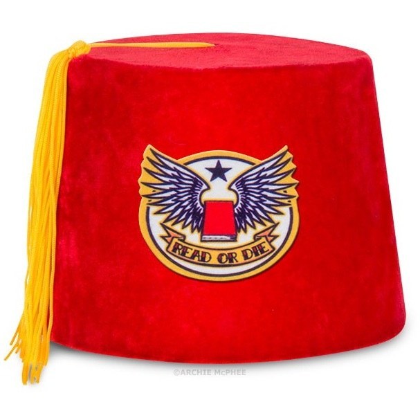 Read or Die Fez$11.95
