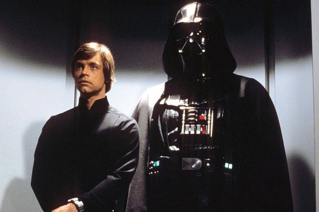 Image result for darth vader and luke skywalker