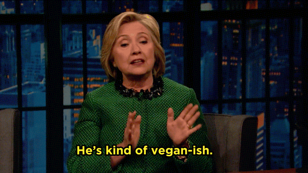 She continued,"He's vegan to the point that he doesn't eat any meat, he doesn't eat any dairy, but he does have fish."