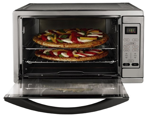 An electricity-saving convection oven — it just may cook faster and more efficiently than your regular oven.