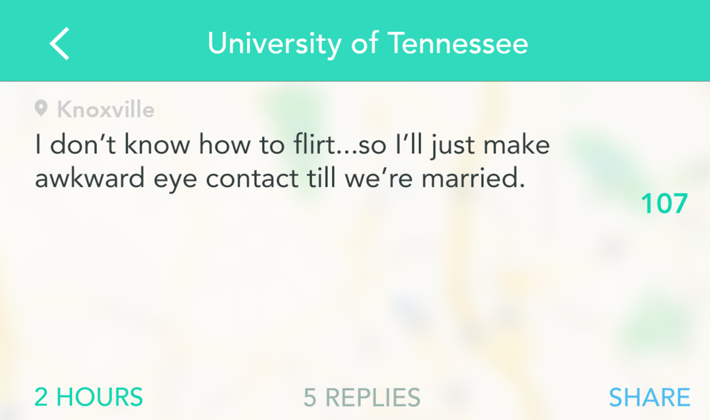 Yik Yak / Via. 