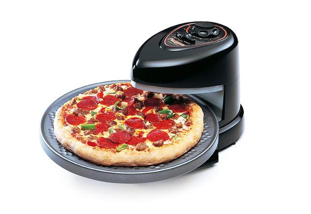 A rotating oven to heat pizza and other frozen treats to the ~perfect~ level of crispness.