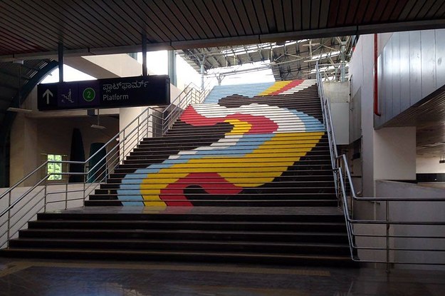 This Collective Took Over A Metro Station With Some Amazing Works Of Art