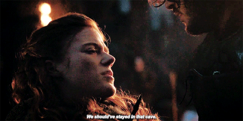 "We should have stayed in that cave."