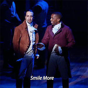 It's a pretty cool song, don't love it, don't hate it. Burr rhymes with sir, cool. Points for introducing us to Lafayette, Hercules Mulligan, and John Laurens.