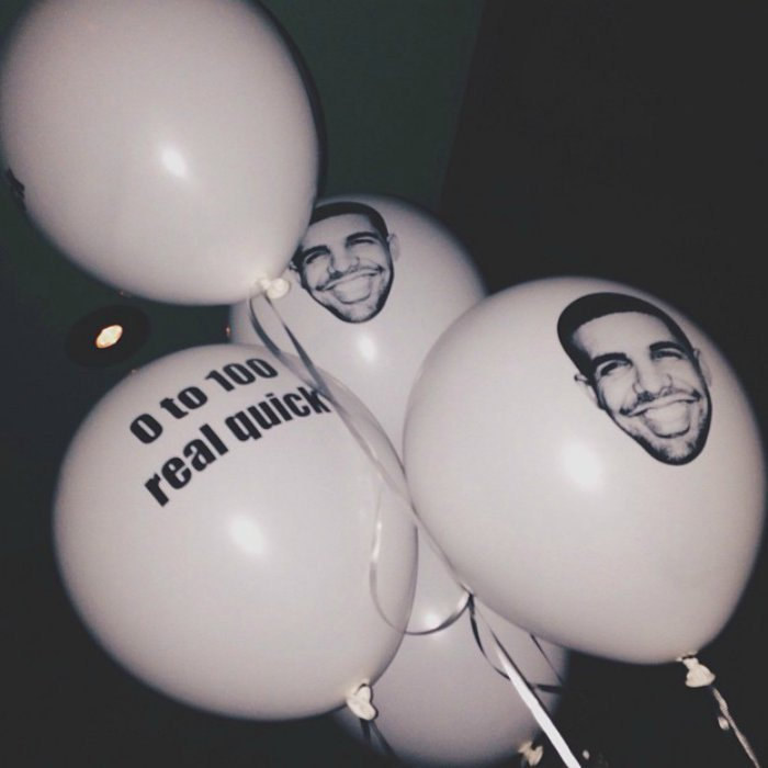 Drake Balloons, pack of 6, $10.97