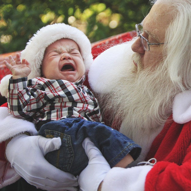 We Re-Created Your Photos Of Kids Crying On Santa's Lap