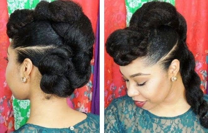 13 Cute And Easy Ways To Style Natural Hair For A Party