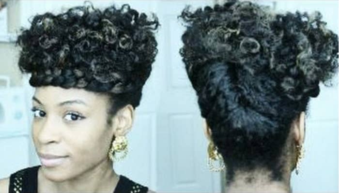 13 Cute And Easy Ways To Style Natural Hair For A Party