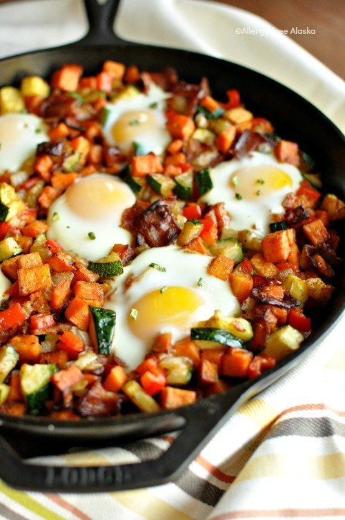 You know you want some runny yolk and potato breakfast action. Get the recipe here.