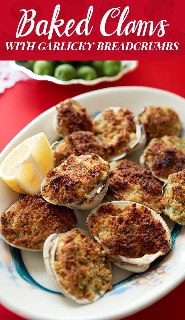 Baked Clams Stuffed Oreganata - 2 Sisters Recipes by Anna and Liz