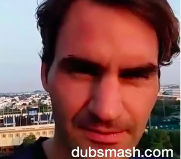 And the best part of the entire collaboration is Federer recreating Amrish Puri's classic dialog from Mr. India.