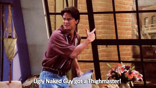 It's only awkward if Ugly Naked Guy is also "Dad."