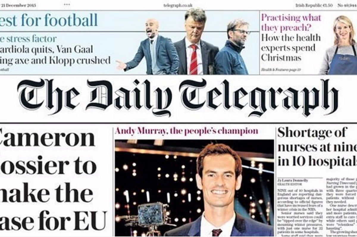 Daily Telegraph Fined 30 000 For Election Email Telling Its Readers To Vote Tory
