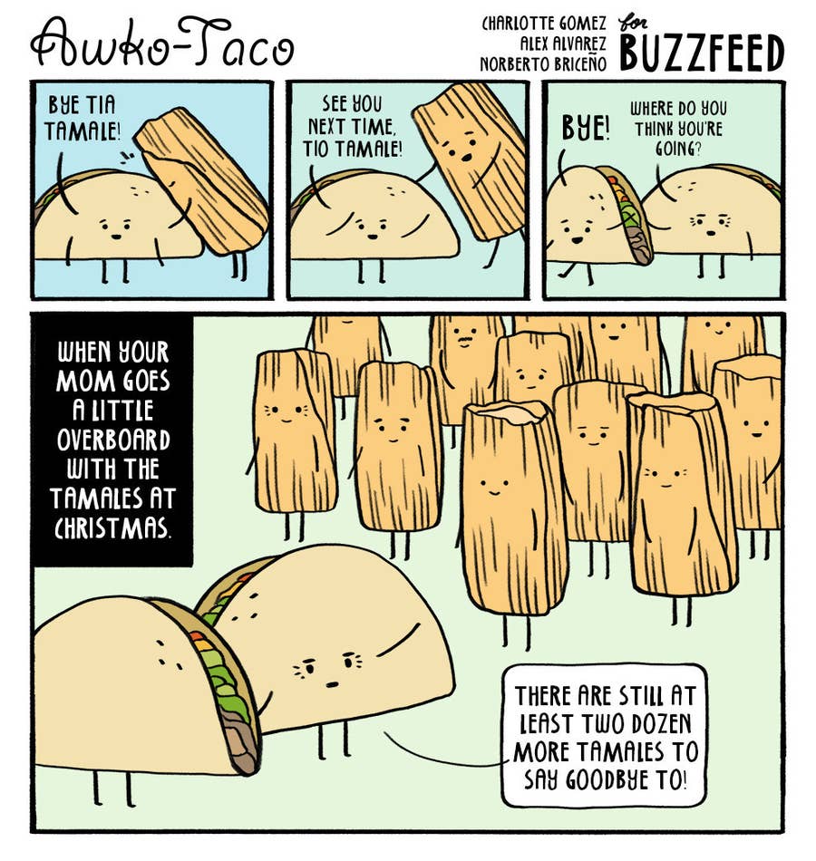 9 Holiday Comics Everyone With A Big Family Will Understand, image size:900x950