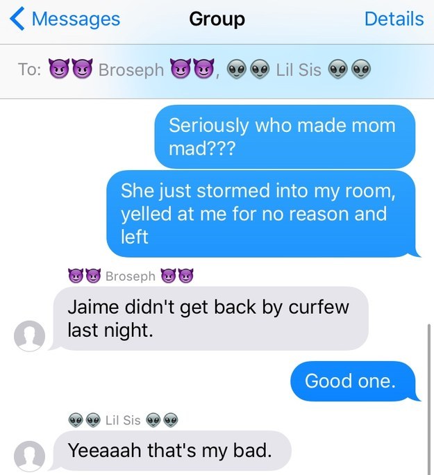 17 Ridiculous Texts All Siblings Have Sent To Each Other - BuzzFeed News