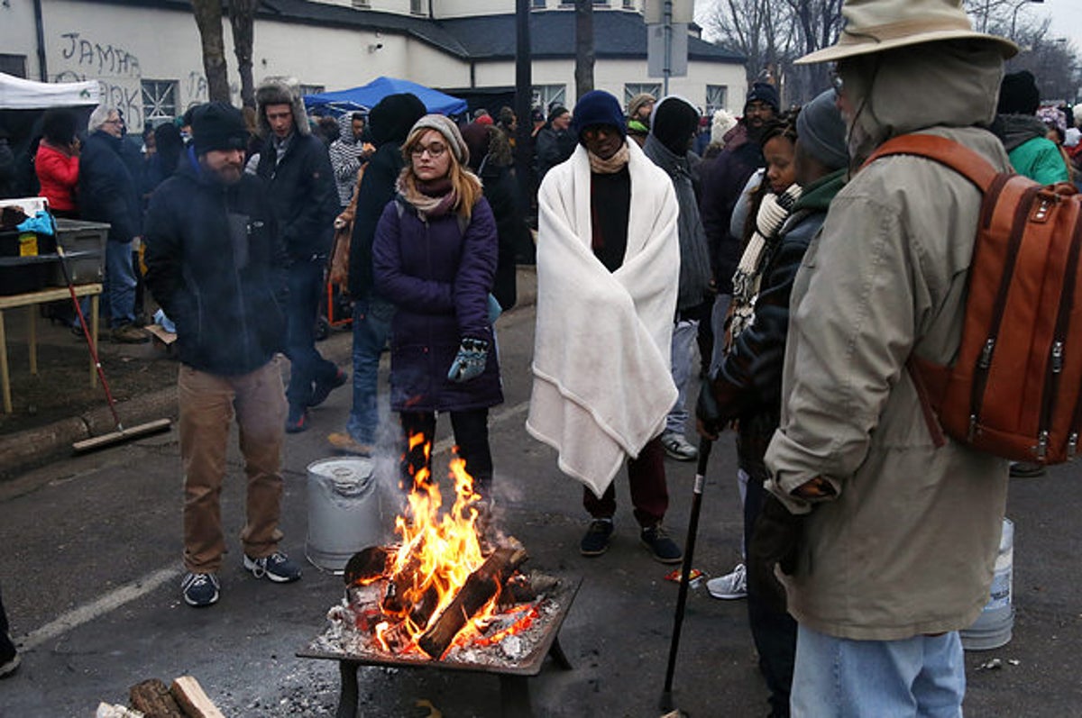 Minneapolis Police Tear Down 4th Precinct Protest Encampment