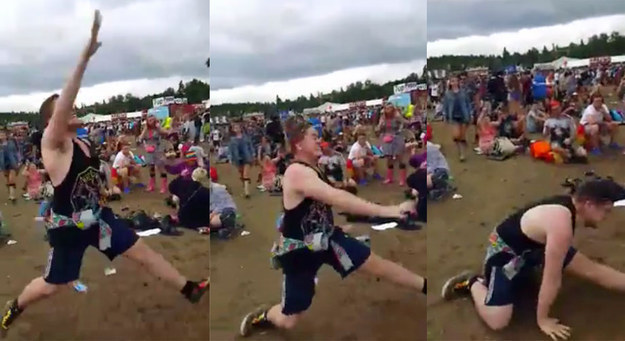 This teenager dancing to "Uptown Funk" outside the Slam Tent was the greatest thing to happen at this year's TITP. Look at those moves.