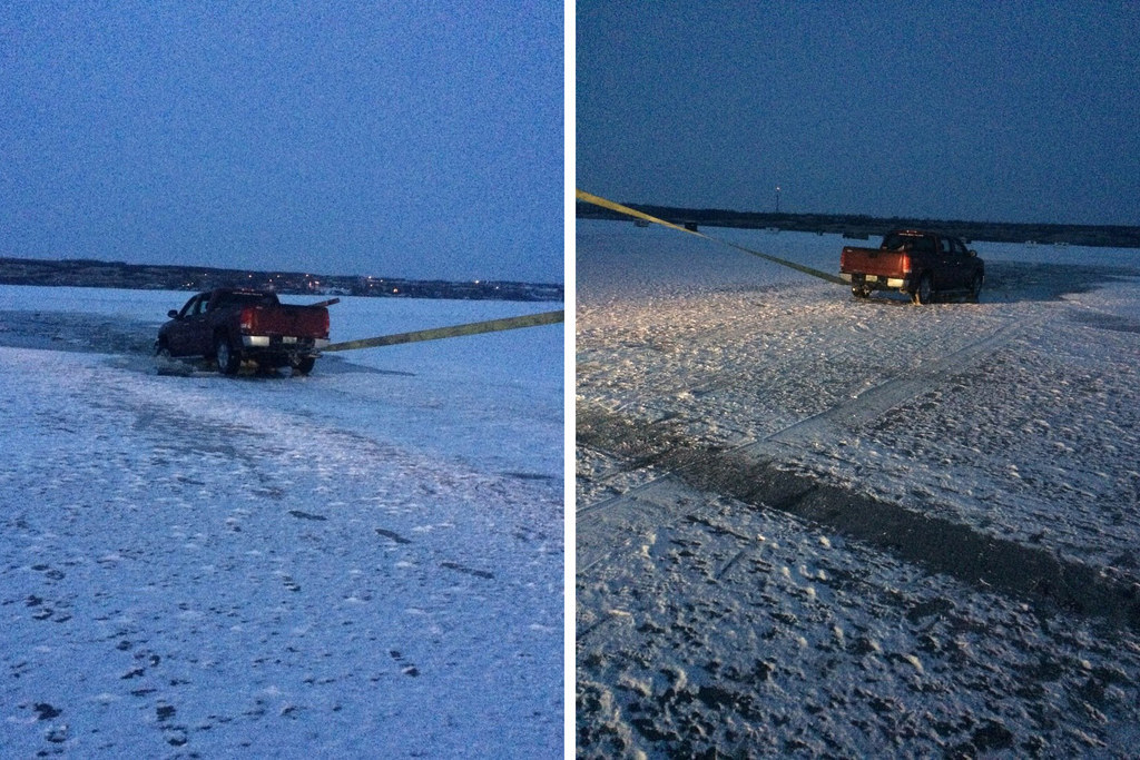 Truck that plunged through Deline ice road in 2016 was 4,000 kg overweight,  report finds