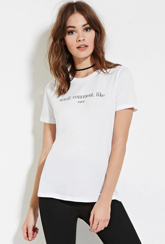 Is This A Real Forever 21 Tee Slogan Or Am I Just Fucking With You?