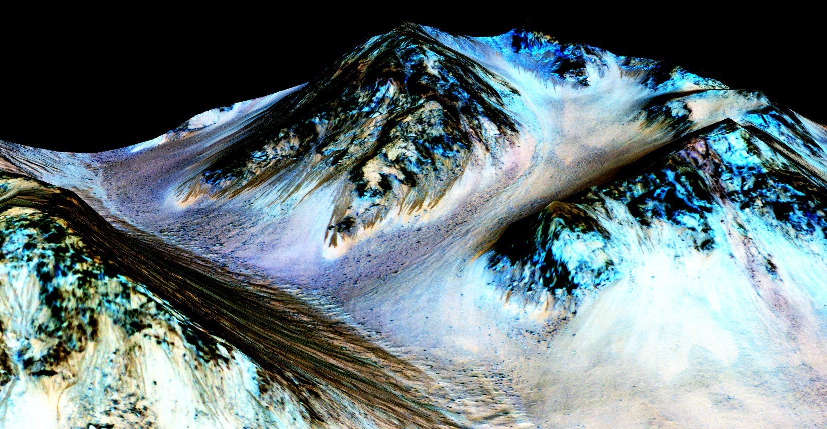 I'll just let you listen to NASA. “Our quest on Mars has been to ‘follow the water,’ in our search for life in the universe, and now we have convincing science that validates what we’ve long suspected,” said John Grunsfeld, astronaut and associate administrator of NASA’s Science Mission Directorate in Washington. “This is a significant development, as it appears to confirm that water -- albeit briny -- is flowing today on the surface of Mars."