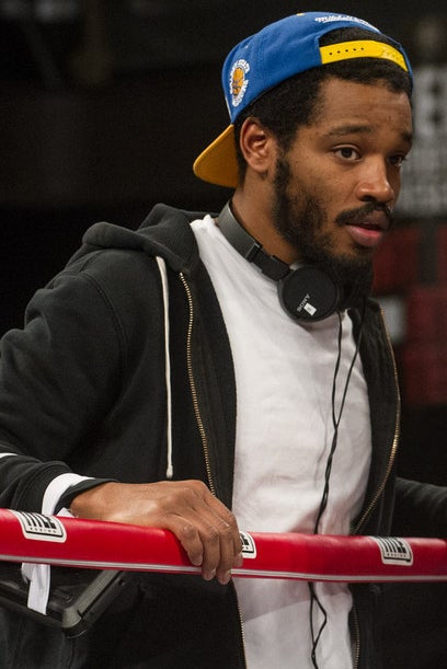 Ryan Coogler on the set of Creed