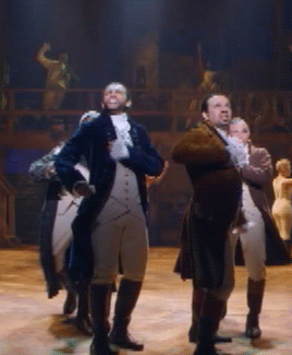 It's the song that I mumble noises and wave my hands around to pretending like I know the words! So everyone give it up for American's favorite fighting Frenchman. Lafayette!!!!!