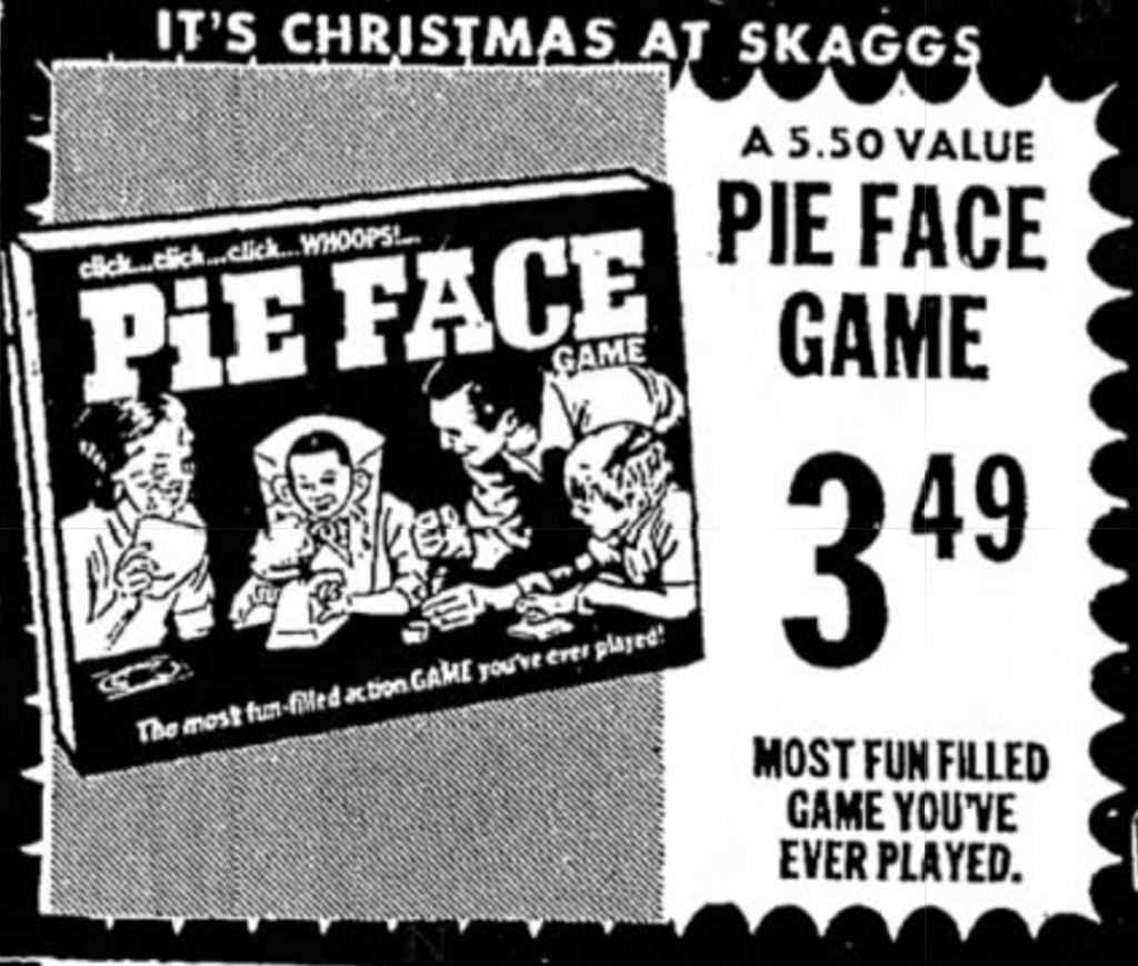 Original pie deals face game