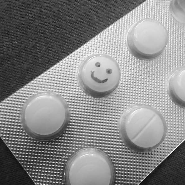 Take your fucking meds. I often think that this muted version of myself is too boring and want to go off my medication. It always starts out great. I have more ideas and motivation, but after a few days to weeks it turns to racing thoughts that just can't stop and my mind starts interpreting things wrong, and I get paranoid and start hearing voices confirming my paranoid delusions. I end up in the mental hospital and have to go back on the meds anyway. So I have to remember, just take the fucking meds.—Heather Glass