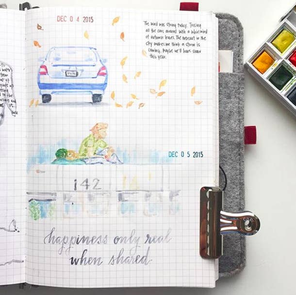 Keeping a journal during my recovery helped me just keep track of how I was doing that moment. It was a good reminder to take the process one day at a time. —Melanie Tong, Facebook