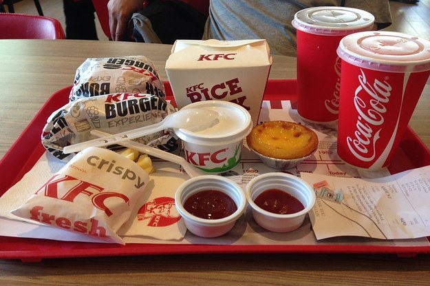 Here's All The Food You Can Eat At KFC In Myanmar You Can't Eat At Home