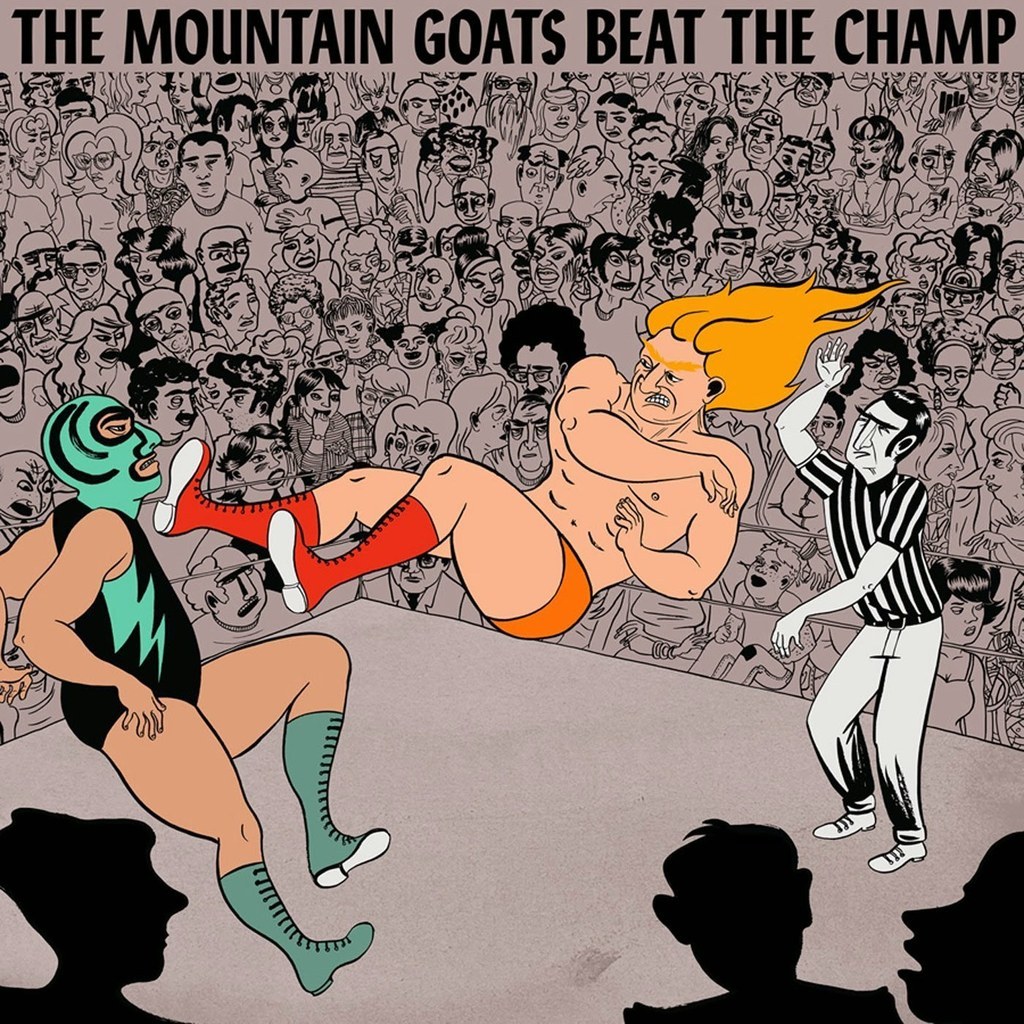 With Beat The Champ, John Darnielle has created another branch in his twisted and beautiful mythology. These tales of brittle mortality will rock and resonant with you even if you don’t get the references. These are human tales, lovers and yes, fighters too. The Mountain Goats have created a tapestry of dirty, damaged, and broken dreams with Beat The Champ, and I want to fight alongside them, tooth, nail, and all.Essential Tracks: “The Legend Of Chavo Guerrero” “Heel Turn 2” “Animal Mask”