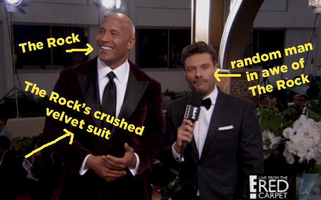 The Rock Wore A Crushed-Velvet Suit And Nothing Will Ever Be The Same