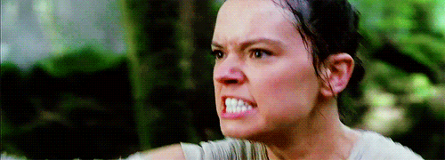 Rey proves that she is just as physically resilient as her male counterparts, and arguably even more so emotionally (i.e. emo Kylo Ren). She doesn’t depend on Finn (or any man for that matter) to protect or fight for her, and she shows us that she is just as capable of fighting her own battles as any man would be. From her Jedi mind-tricks, to her unyielding strength in the face of Kylo’s mentally debilitating tactics and thinly veiled rape threats (“I can take whatever I want”), to her insanely impressive (first time use) of a lightsaber, Rey demonstrates the importance and empowerment of not fading to the back to let the men handle it – she takes matters into her own hands, trusts her own capabilities, and in turn, tears shit up. Bent but not broken by her lonely upbringing, Rey channels this anguish and pain into a sort of self-confidence and strength that is worthy of admiration. Straight up, Rey’s a role model. #goals