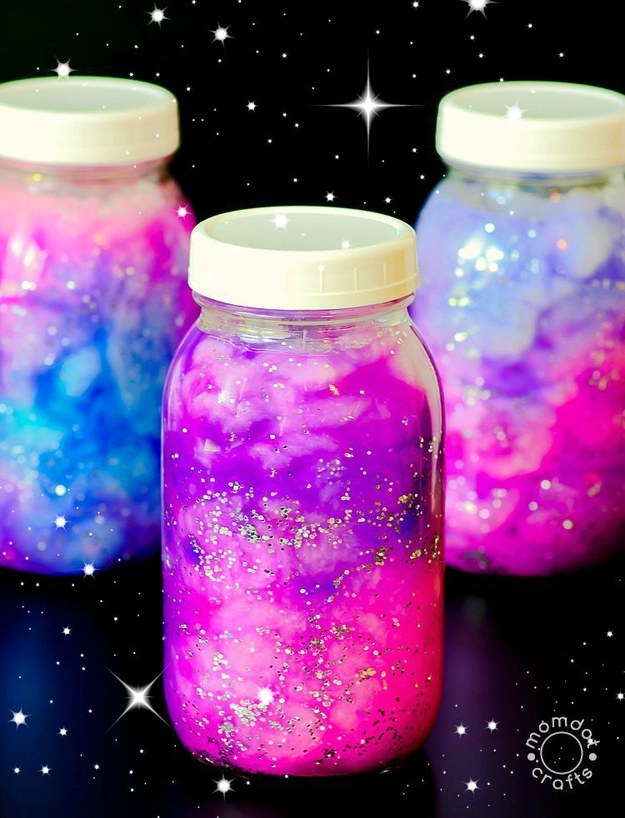 Fill a jar with a nebula.