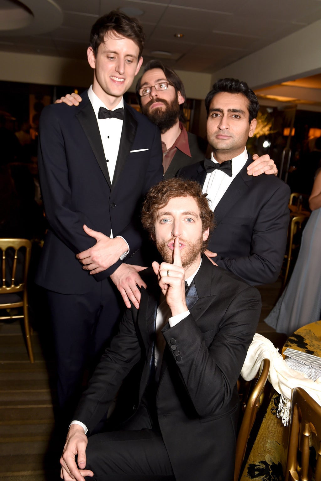 Zach Woods, Martin Starr, Thomas Middleditch, and Kumail Nanjiani.