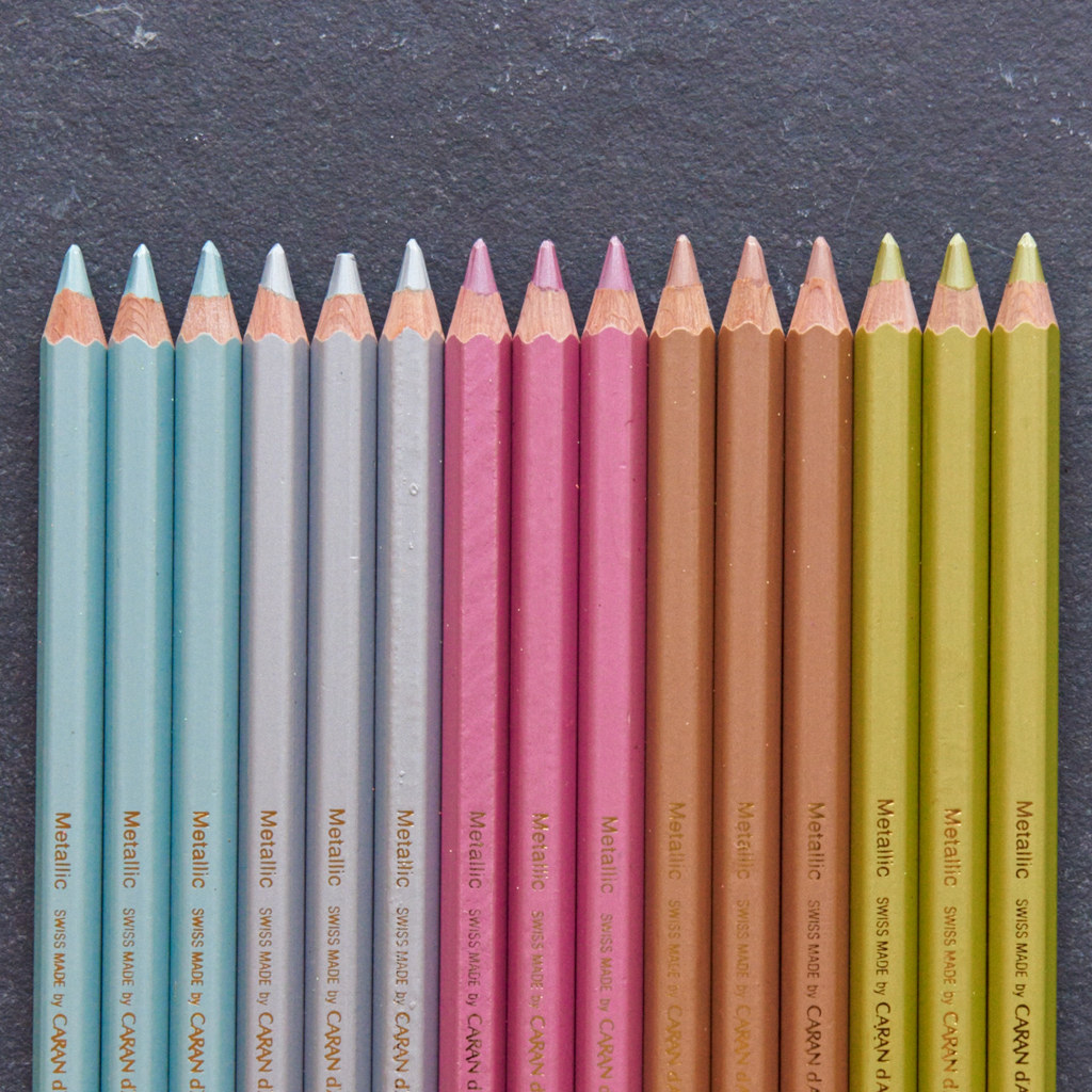 Caran d'Ache Metallic Pencils