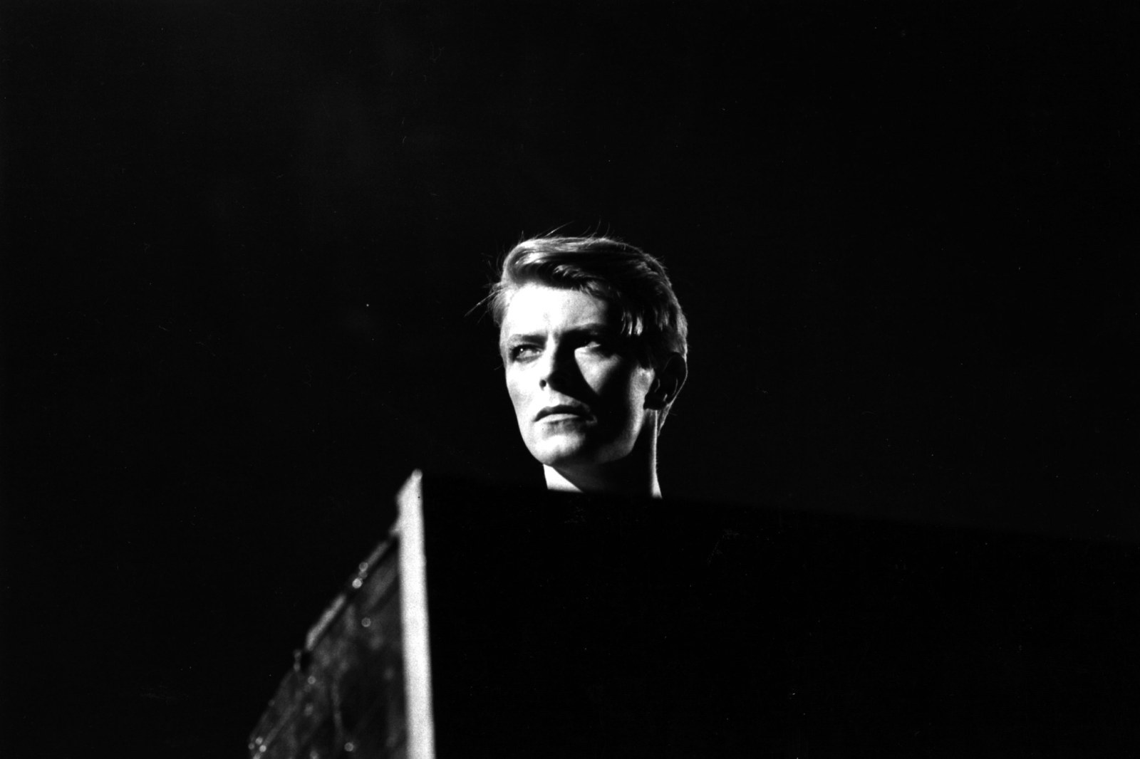 David Bowie in London während seiner Welttournee in 1978.